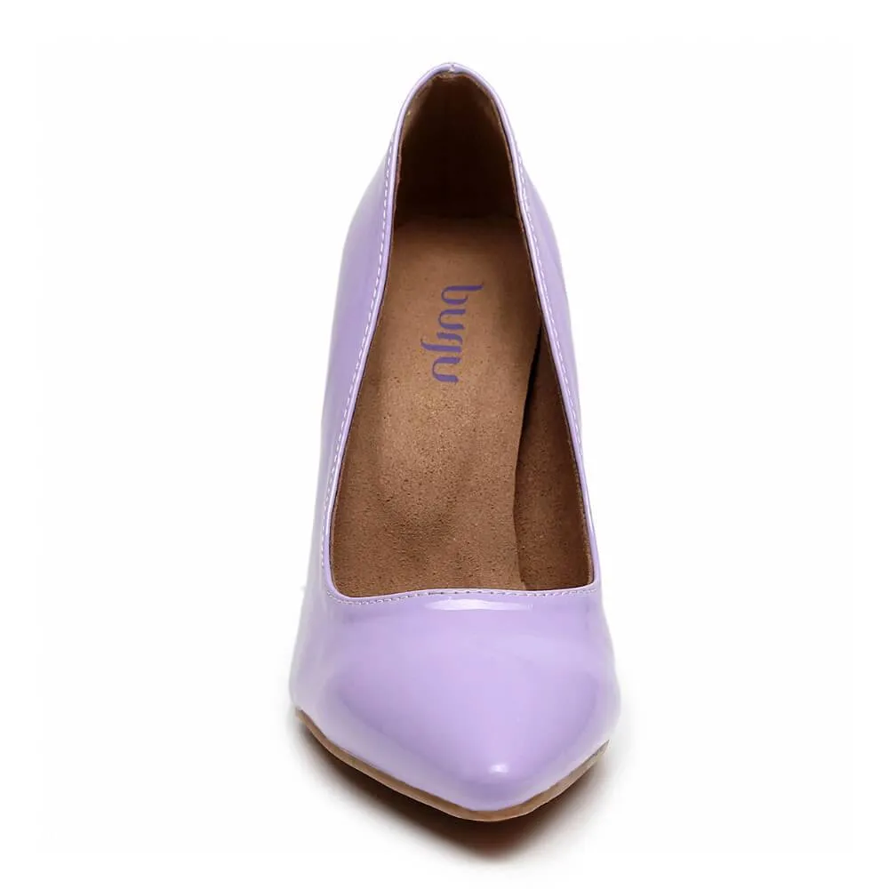 Adira - Lavender Vegan Patent - Street Sole