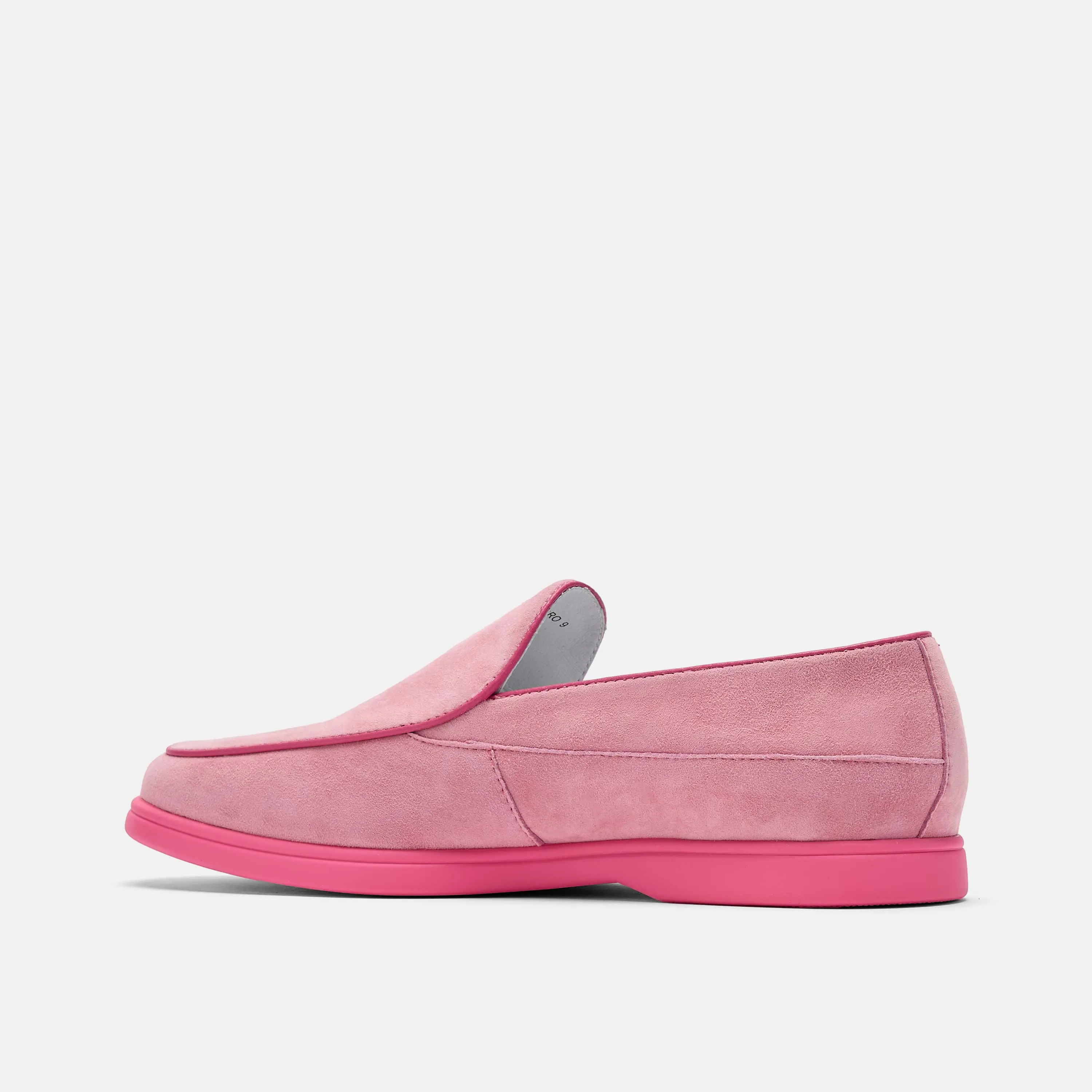 Alessandro Pink Suede Venetian Loafers