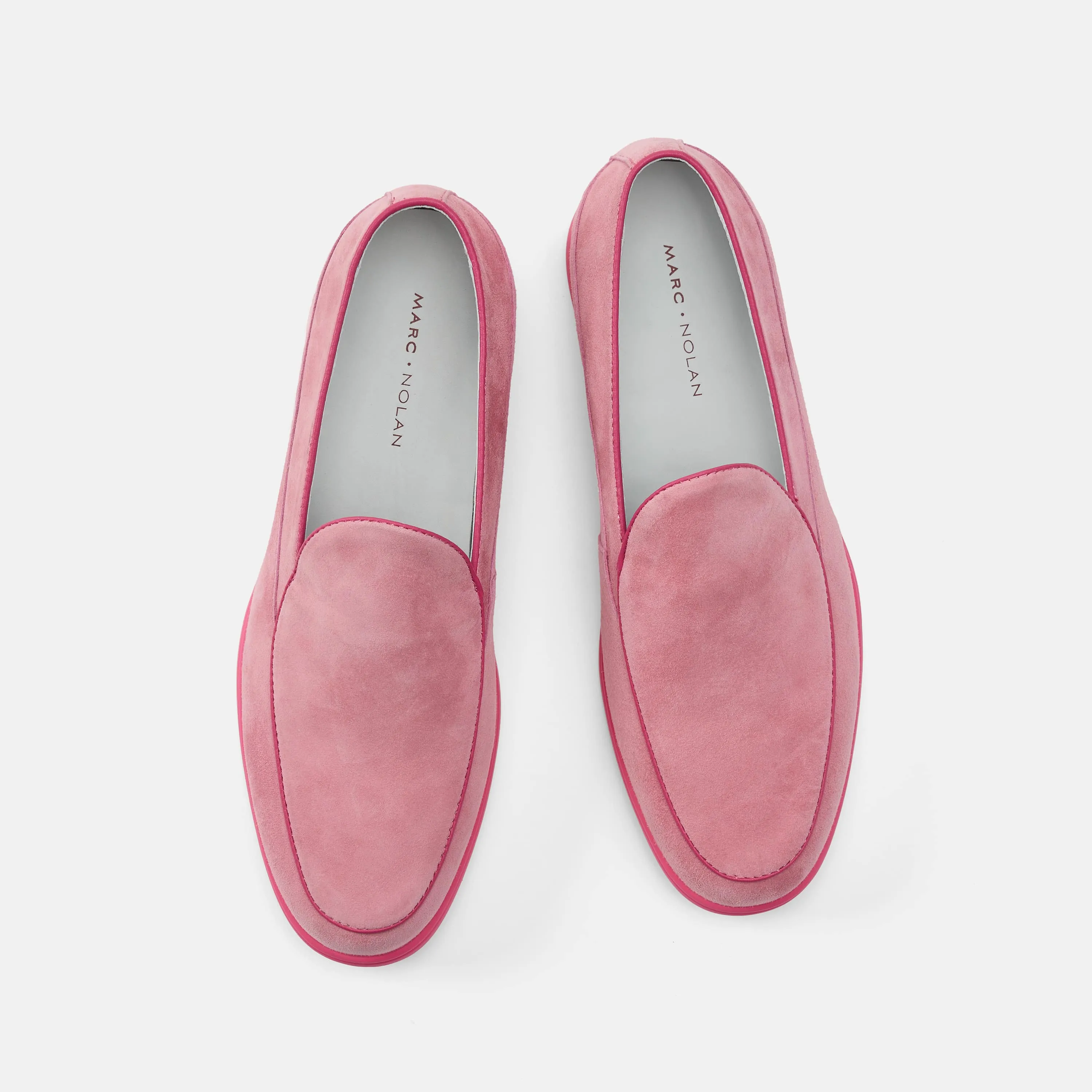 Alessandro Pink Suede Venetian Loafers