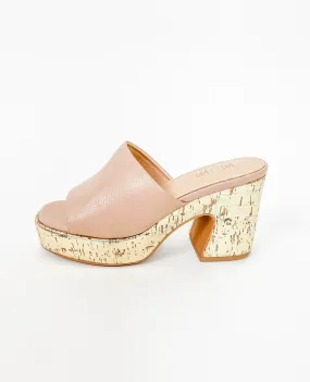 ALLIE NUDE GOLD HEEL SANDAL