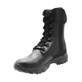 ALTAI® 8" Black Waterproof Tactical Boots with Zipper (MFT100-Z)