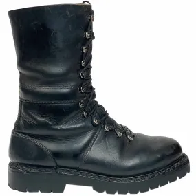 Austrian Army Leather Combat Boots - Half Lined