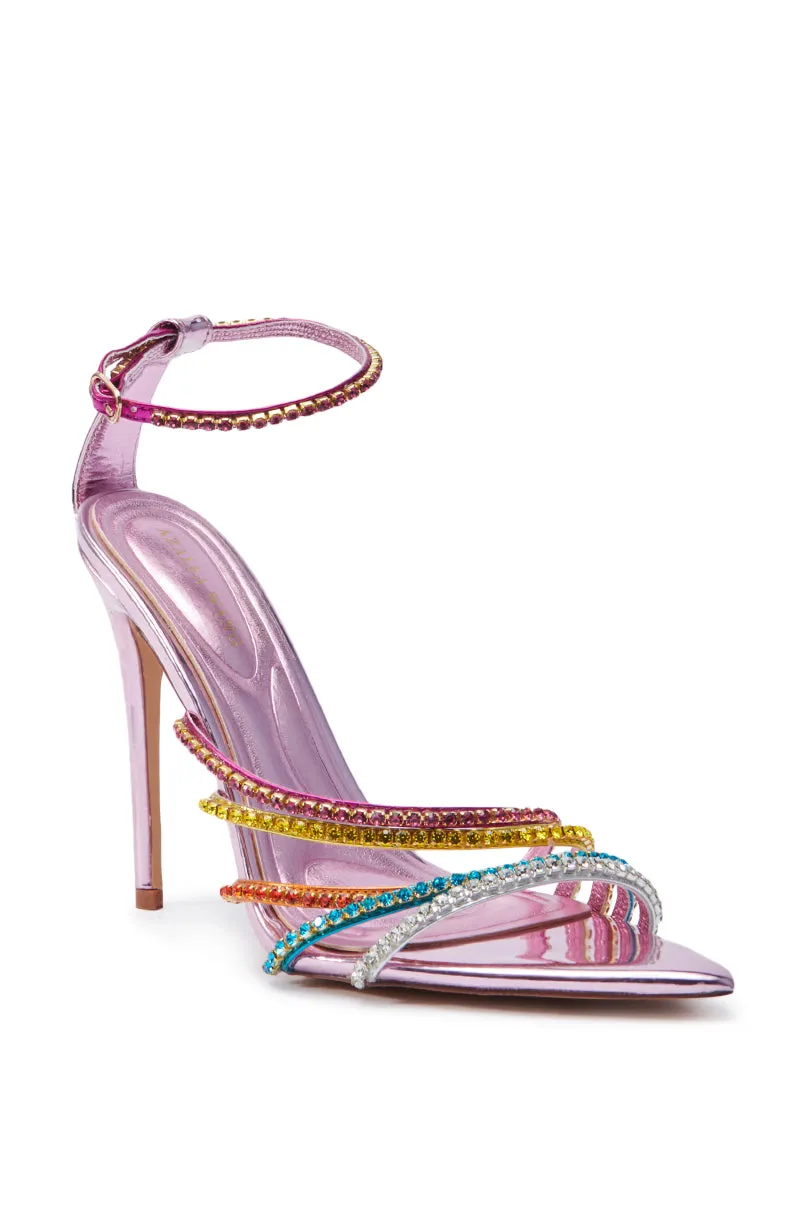 AZALEA WANG CELSA MULTI EMBELLISHED SANDAL