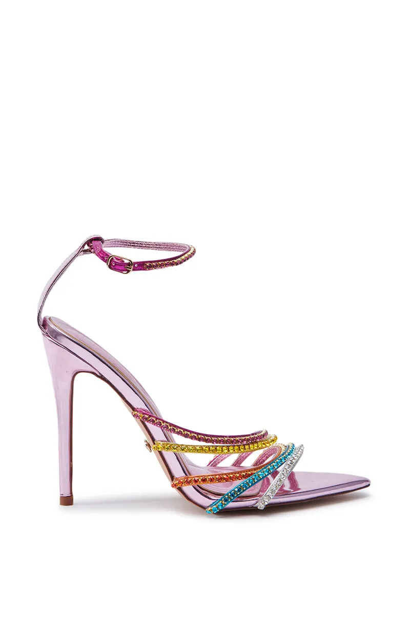 AZALEA WANG CELSA MULTI EMBELLISHED SANDAL