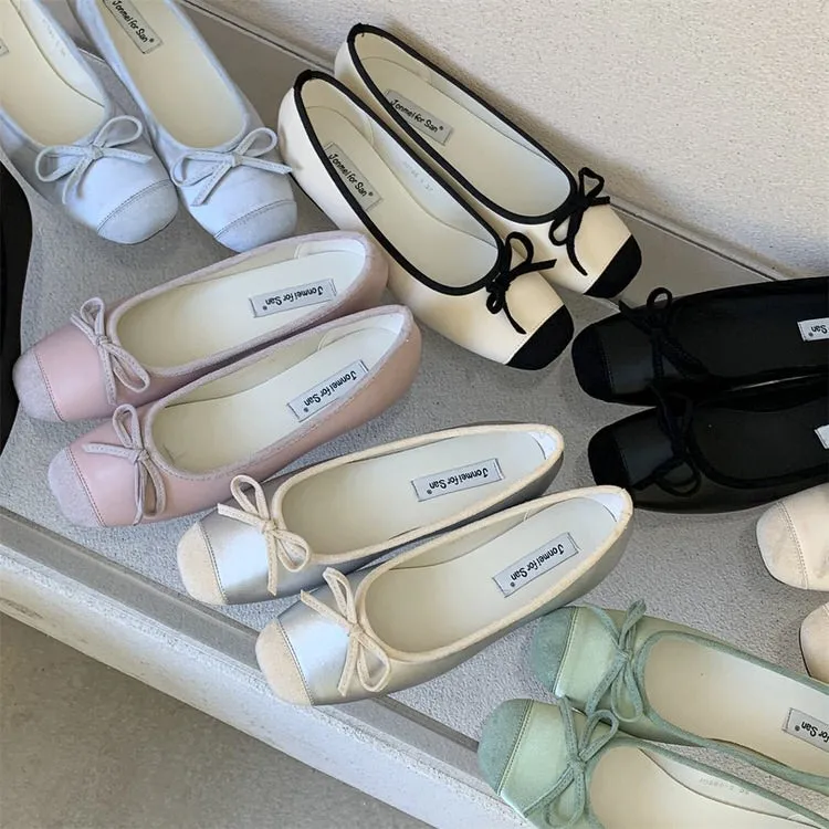 Ballet Comfortable Bow Flats