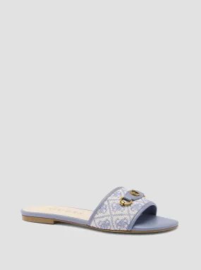 Blue Logo Hammi Slide Sandals