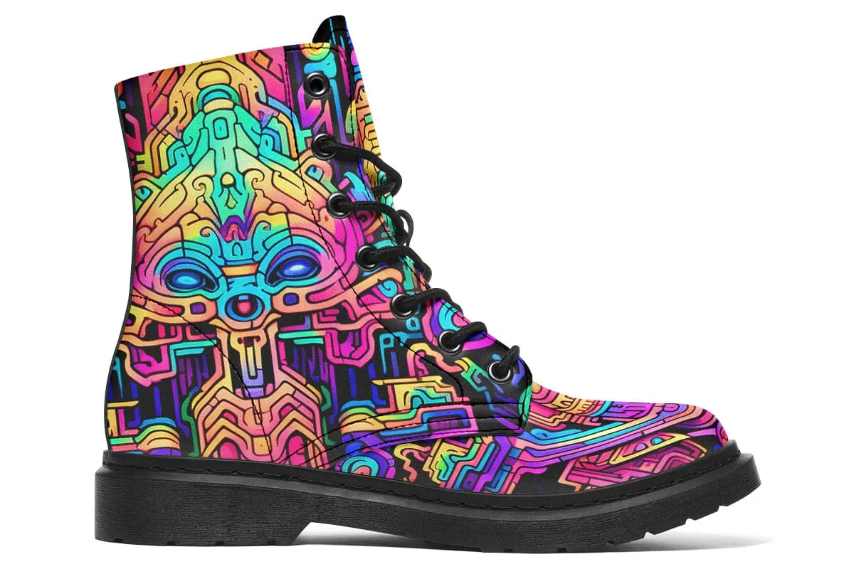 Candyface Combat Boots