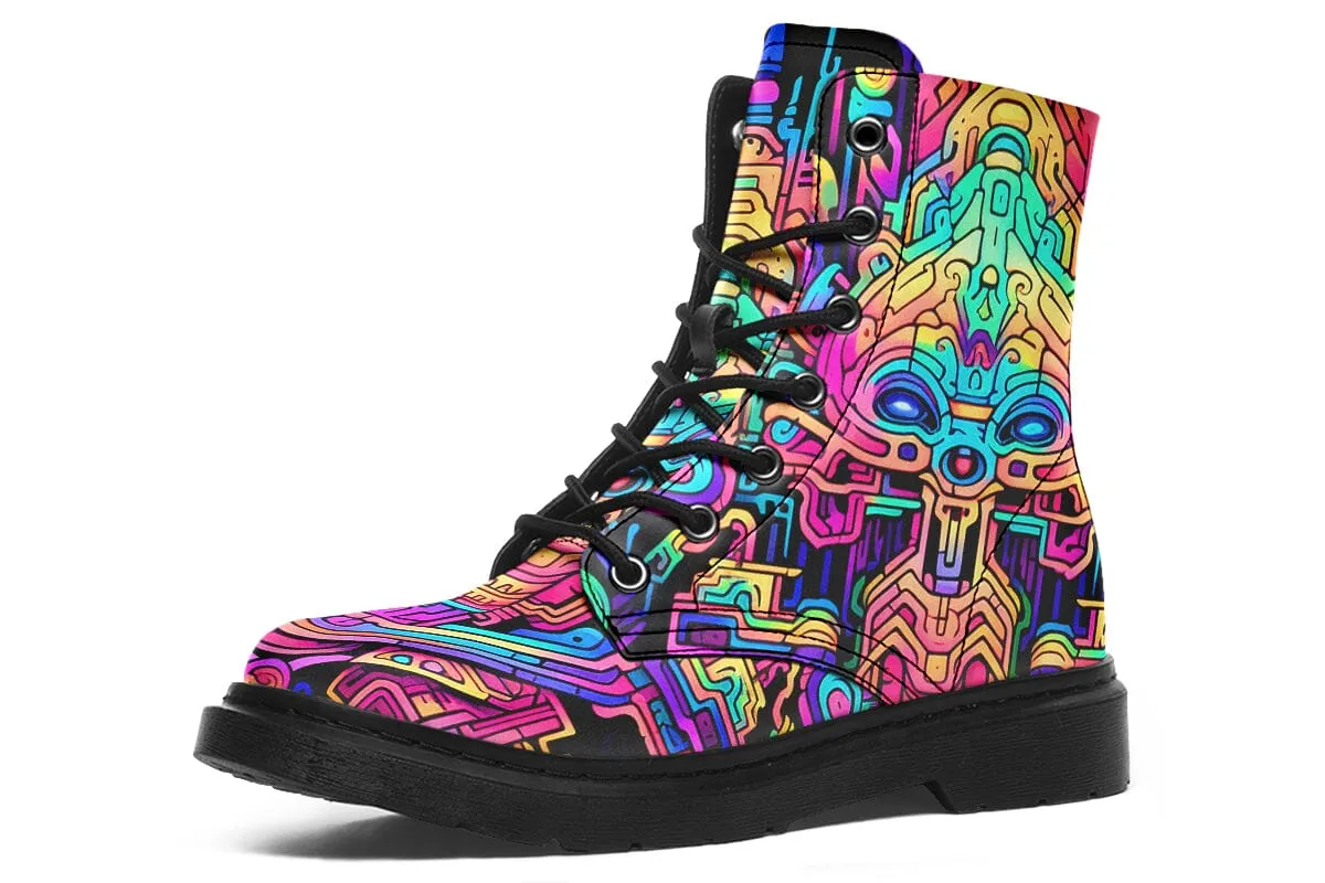 Candyface Combat Boots