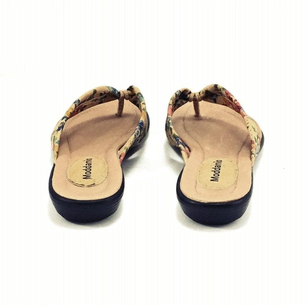 Cork Sandal and Vegan Flip Flop Sandals for Women Floral