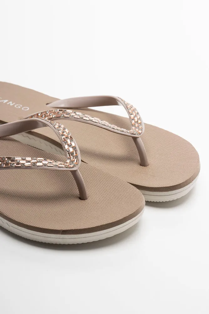 Diamante Flip Flop Pink