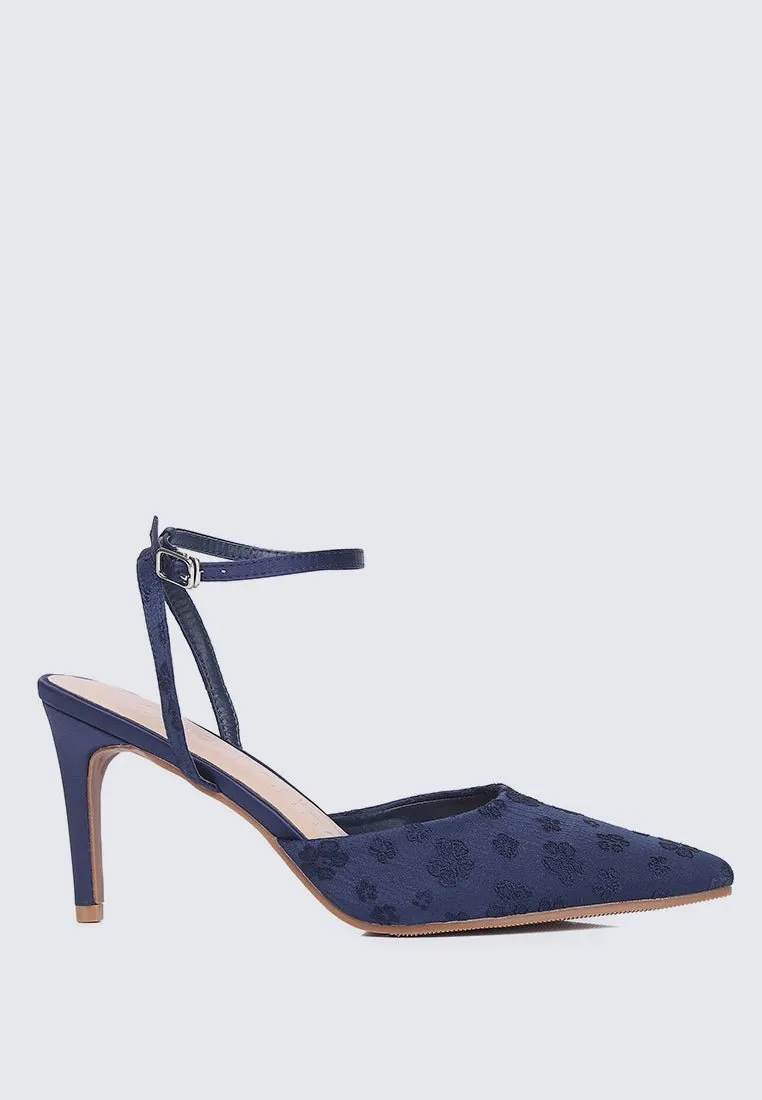 Lilian Comfy Heels In Navy