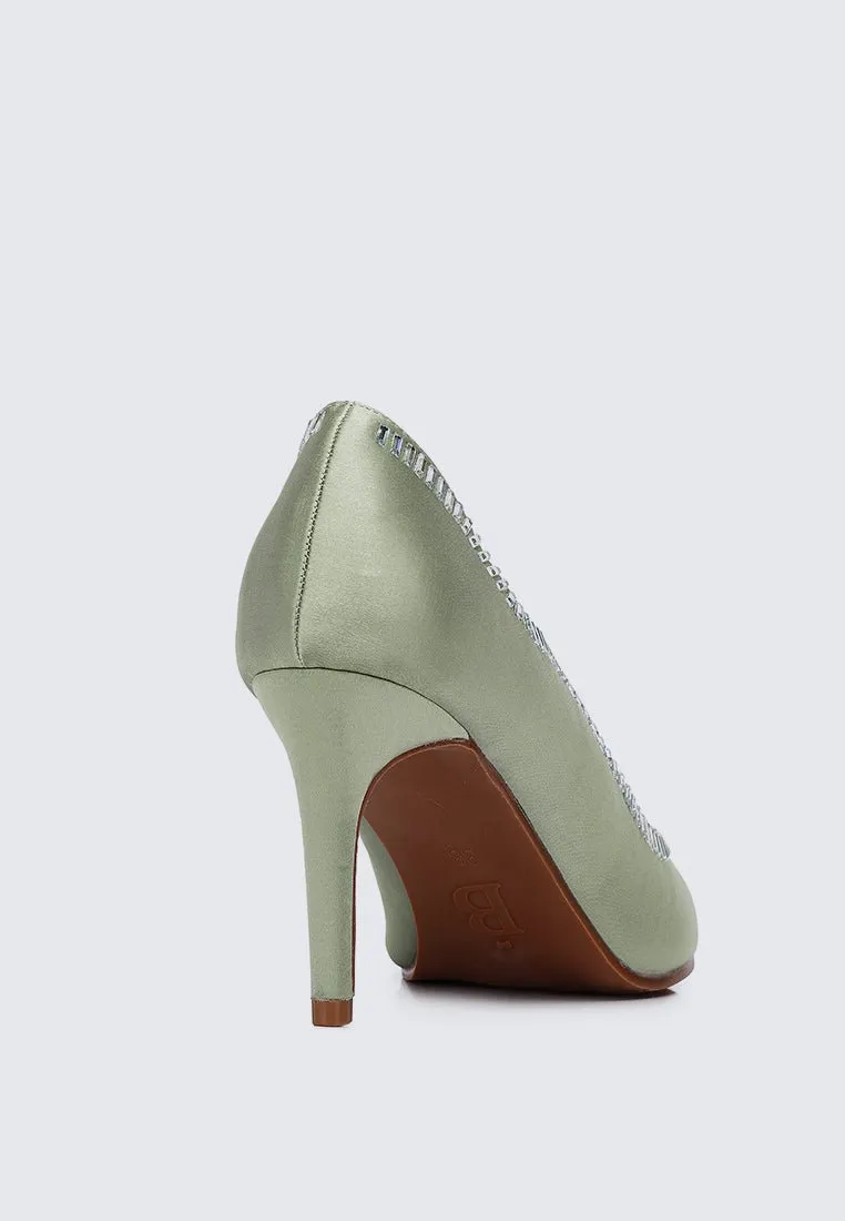 Lydia Comfy Pumps In Green