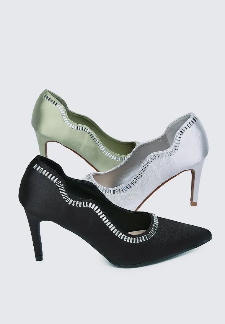 Lydia Comfy Pumps In Green