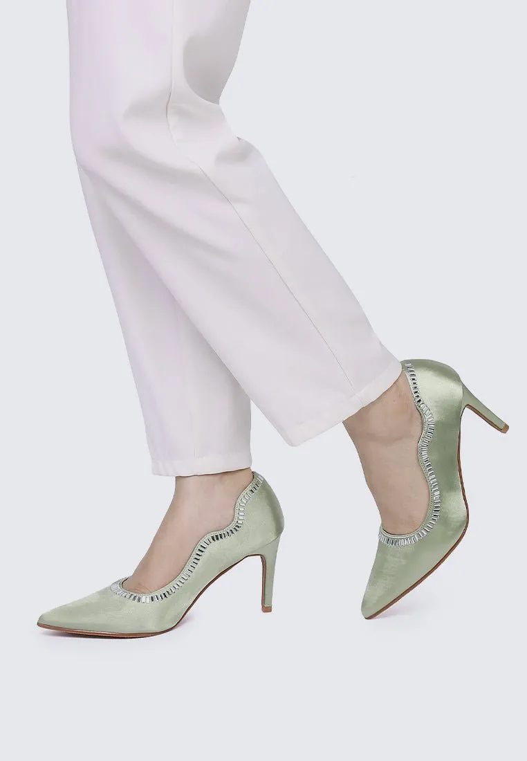 Lydia Comfy Pumps In Green