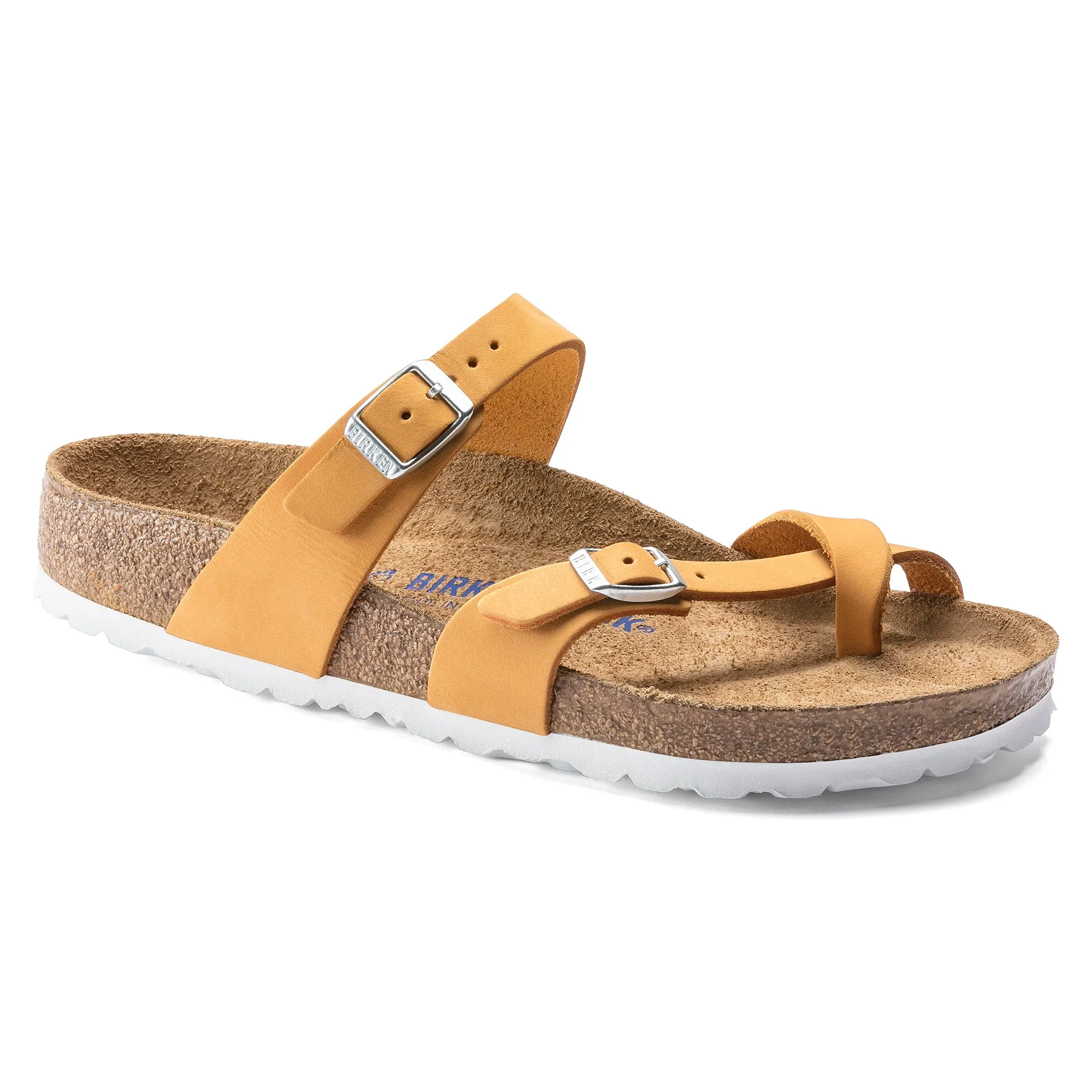 Mayari Soft Footbed Nubuck Leather Apricot