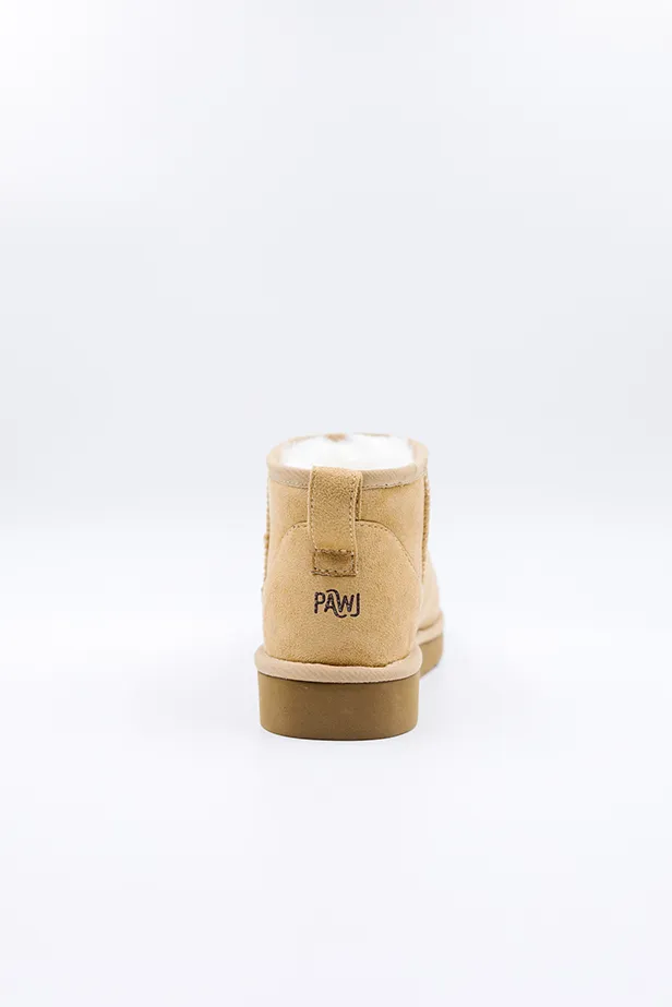 PAWJ Ultra Mini Boot | Tan / Aspen Snow