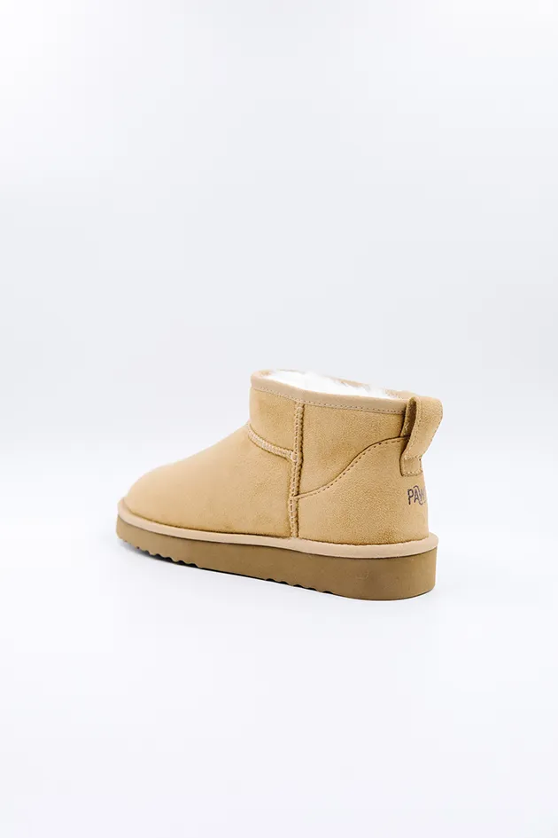 PAWJ Ultra Mini Boot | Tan / Aspen Snow