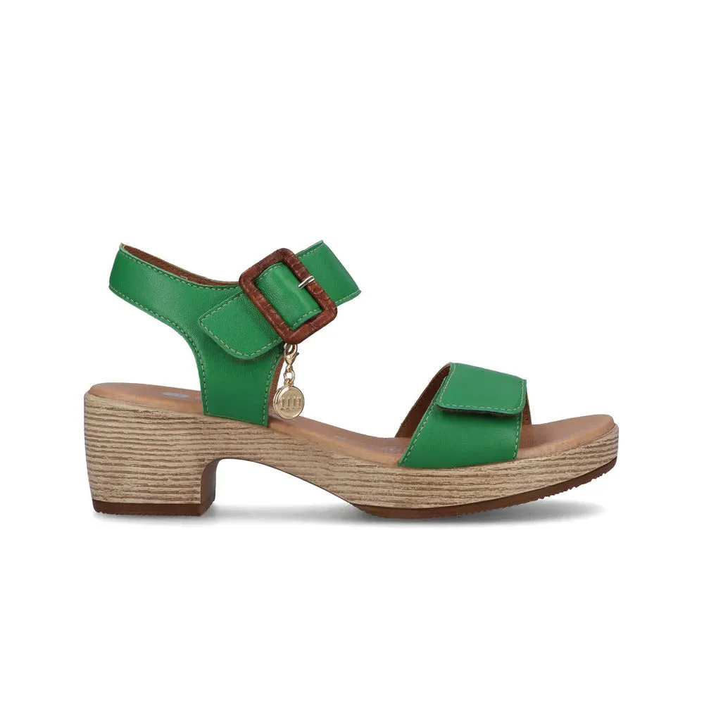 REMONTE BLOCK HEEL SANDAL APPLEGREEN - WOMENS