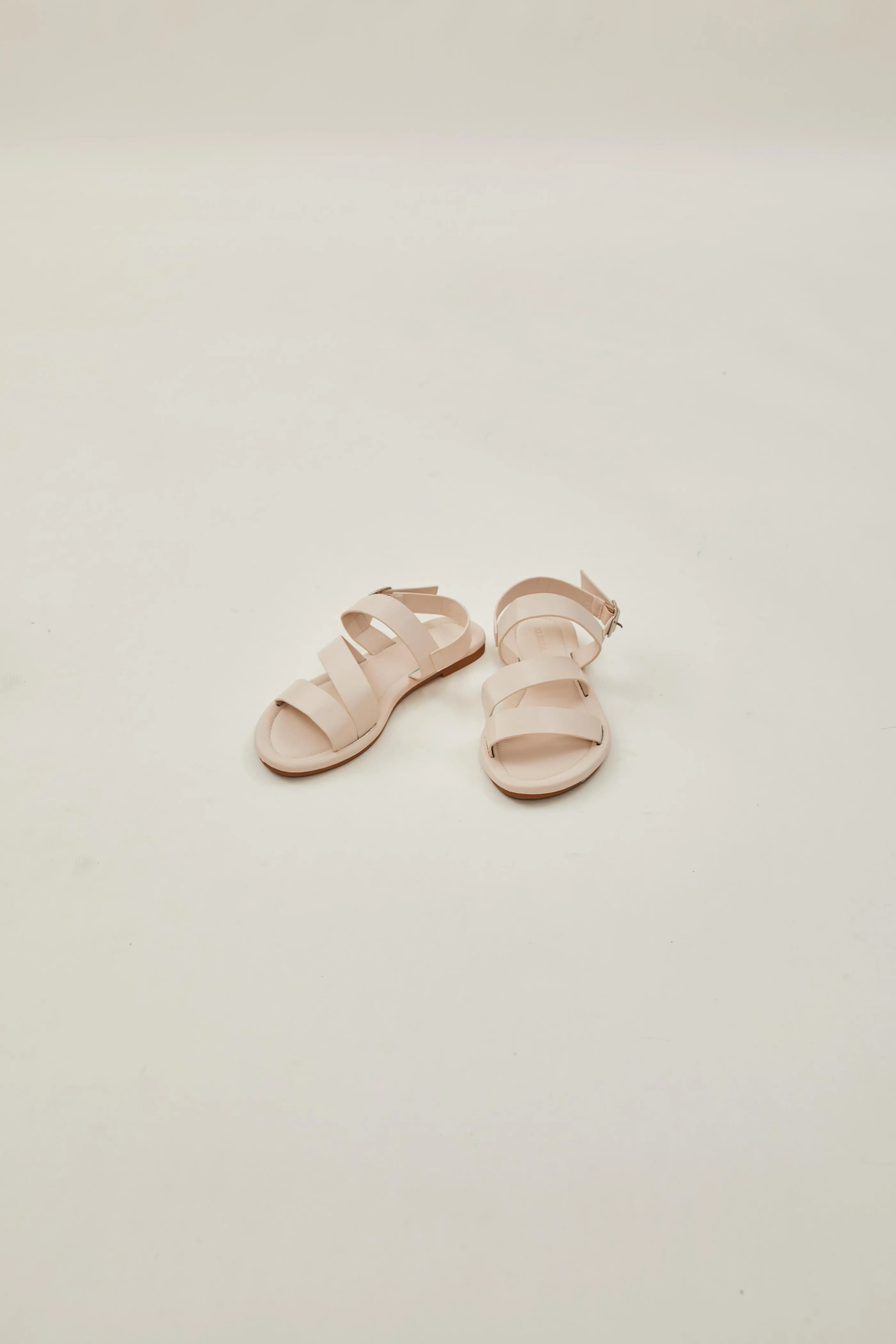 Rye Wide Strap Sandals in Cream