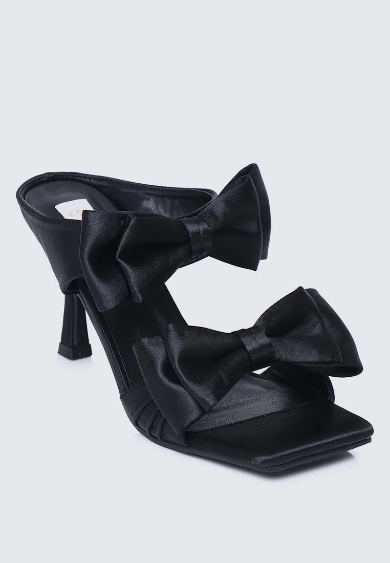 Sabrina Comfy Heels In Black