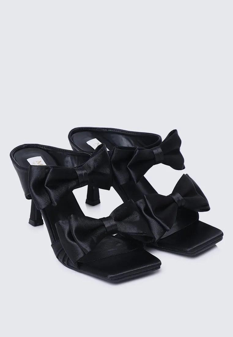 Sabrina Comfy Heels In Black