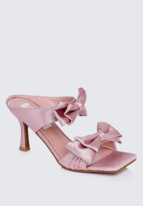 Sabrina Comfy Heels In Pink