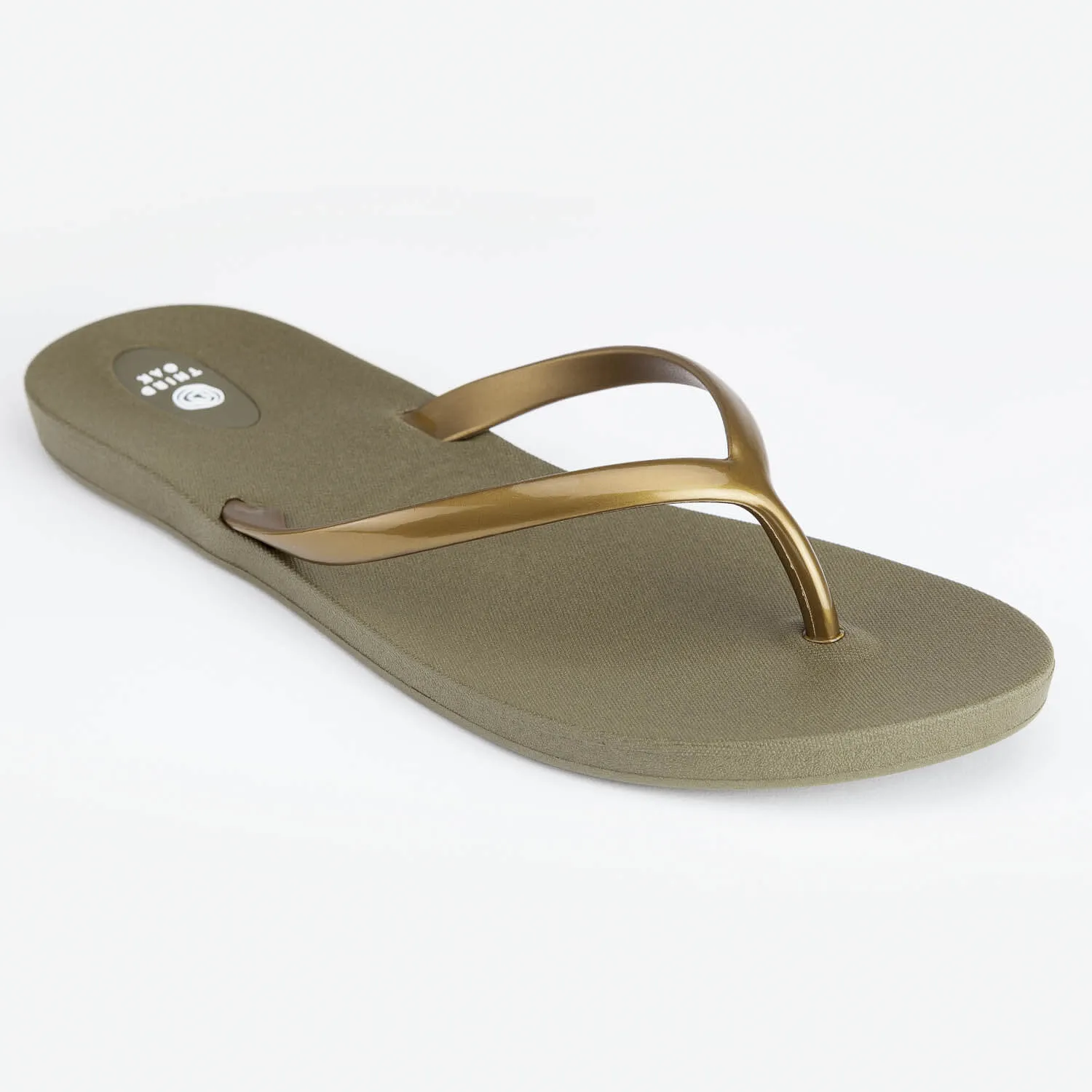 Scout Flip Flops in Moss Gold