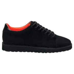 Tayon Black men's Suede lace-up Oxford Sneaker Casual Shoes