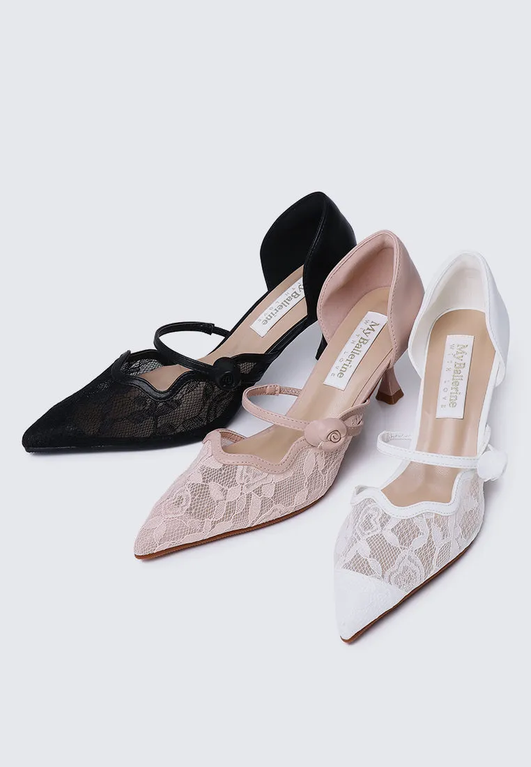 Timeless Blossoms Comfy Pumps In Pink