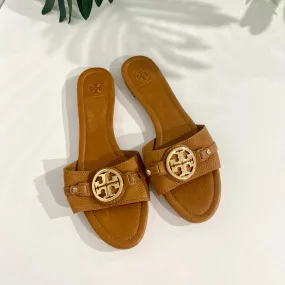 Tory Burch Tan Leticia Slide Sandals